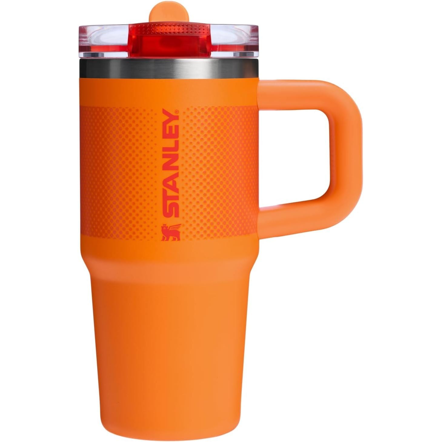 STANLEY Quencher ProTour Flip Straw Tumbler mit auslaufsicherem Deckel 1,2 Liter | Integrierter Strohhalm und Griff | Passt in Becherhalter für Reisen | Isolierter Edelstahlbecher | BPA-frei | Rosenquarz
