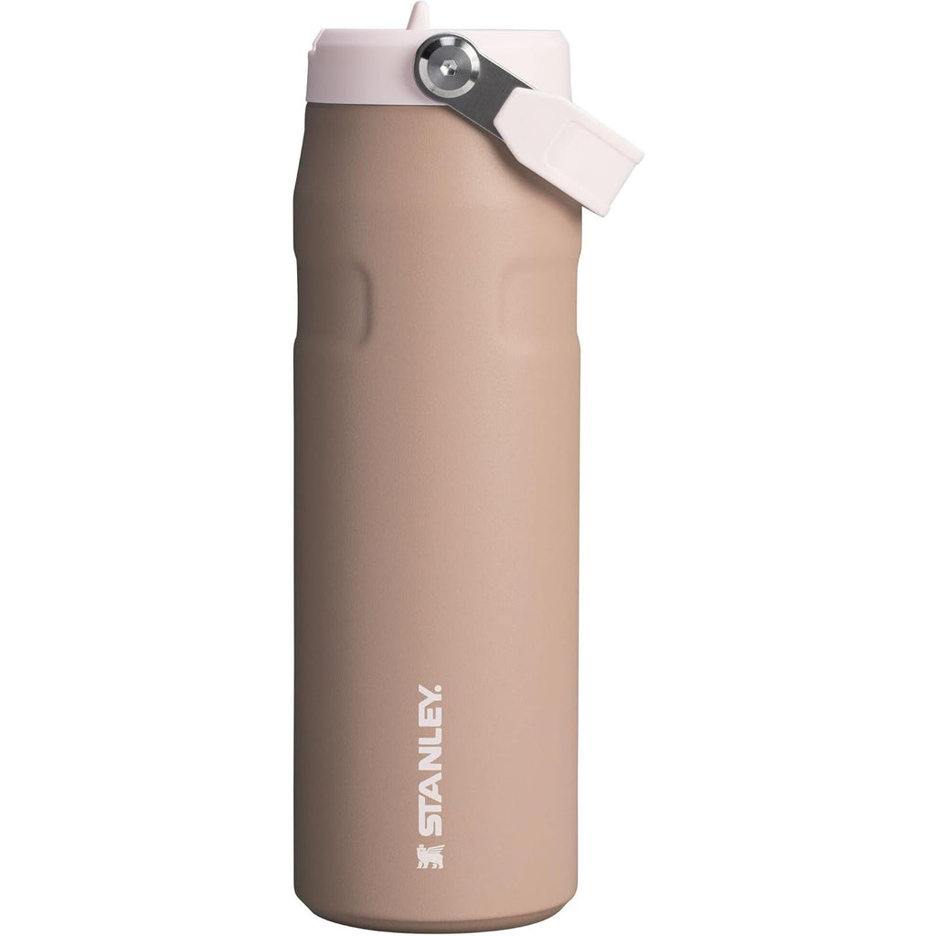 Stanley IceFlow Flip Straw 2.0 Wasserflasche 709 ml | Integrierter Strohhalm mit größerer Öffnung | Leicht und auslaufsicher | Isolierter Edelstahl | BPA-frei | Twilight