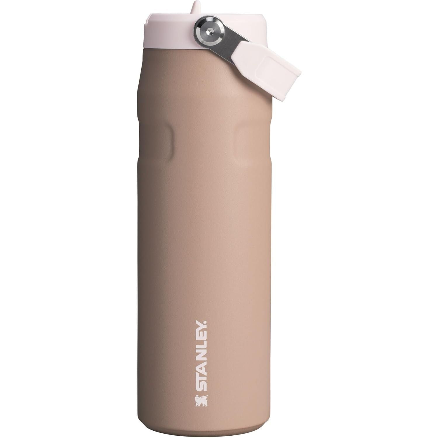 Stanley IceFlow Flip Straw 2.0 Wasserflasche 709 ml | Integrierter Strohhalm mit größerer Öffnung | Leicht und auslaufsicher | Isolierter Edelstahl | BPA-frei | Twilight