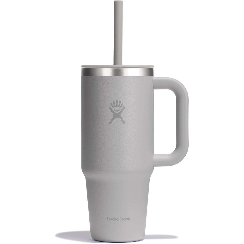 Hydro Flask Travel Tumbler mit Griff, Deckel und Trinkhalm – Isolierter Edelstahl, 40 Oz Trillium