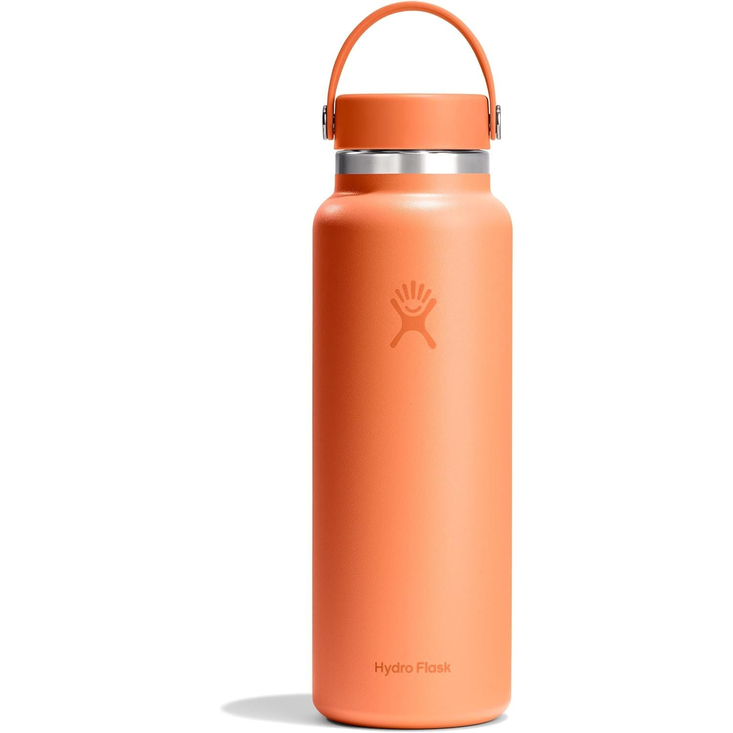 Hydro Flask Wasserflasche – isolierter Edelstahl – Weithals-Flex-Deckel, auslaufsicher, tropffrei und wiederbefüllbar, 590 ml Harbor Blue