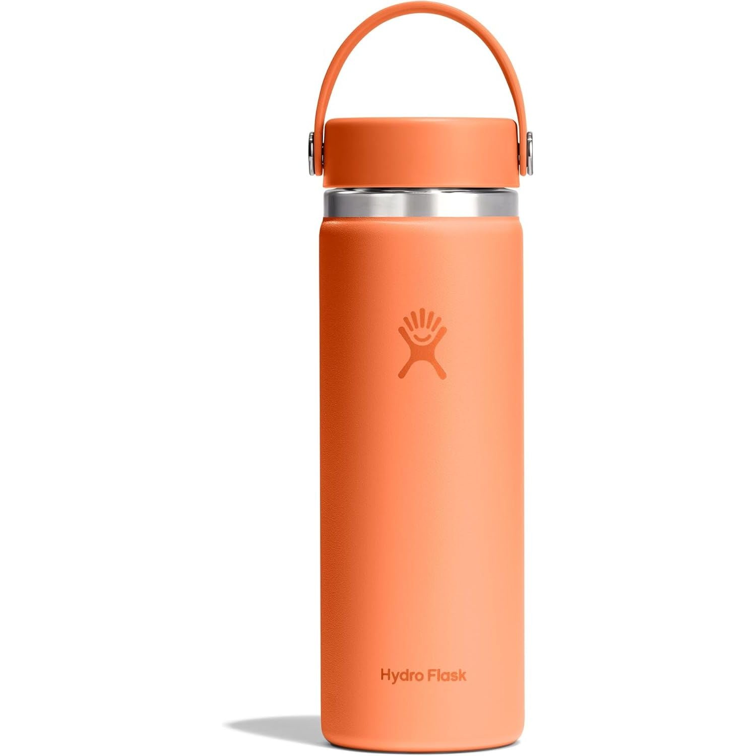 Hydro Flask Wasserflasche – isolierter Edelstahl – Weithals-Flex-Deckel, auslaufsicher, tropffrei und wiederbefüllbar, 590 ml Harbor Blue