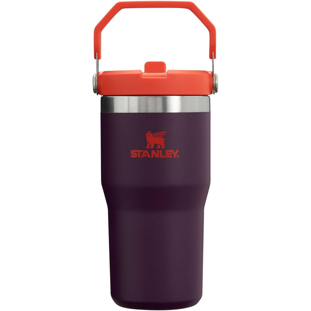 STANLEY IceFlow 2.0 Flip Straw Tumbler mit Griff 887 ml | Drehverschluss und Klappstrohhalm | Auslaufsichere Wasserflasche | Isolierter Edelstahl | BPA-frei | Rose Quarz 2.0