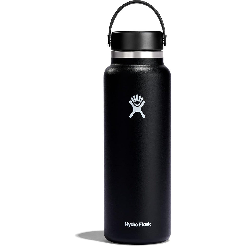 Hydro Flask Wasserflasche – isolierter Edelstahl – Weithals-Flex-Deckel, auslaufsicher, tropffrei und wiederbefüllbar, 590 ml Harbor Blue