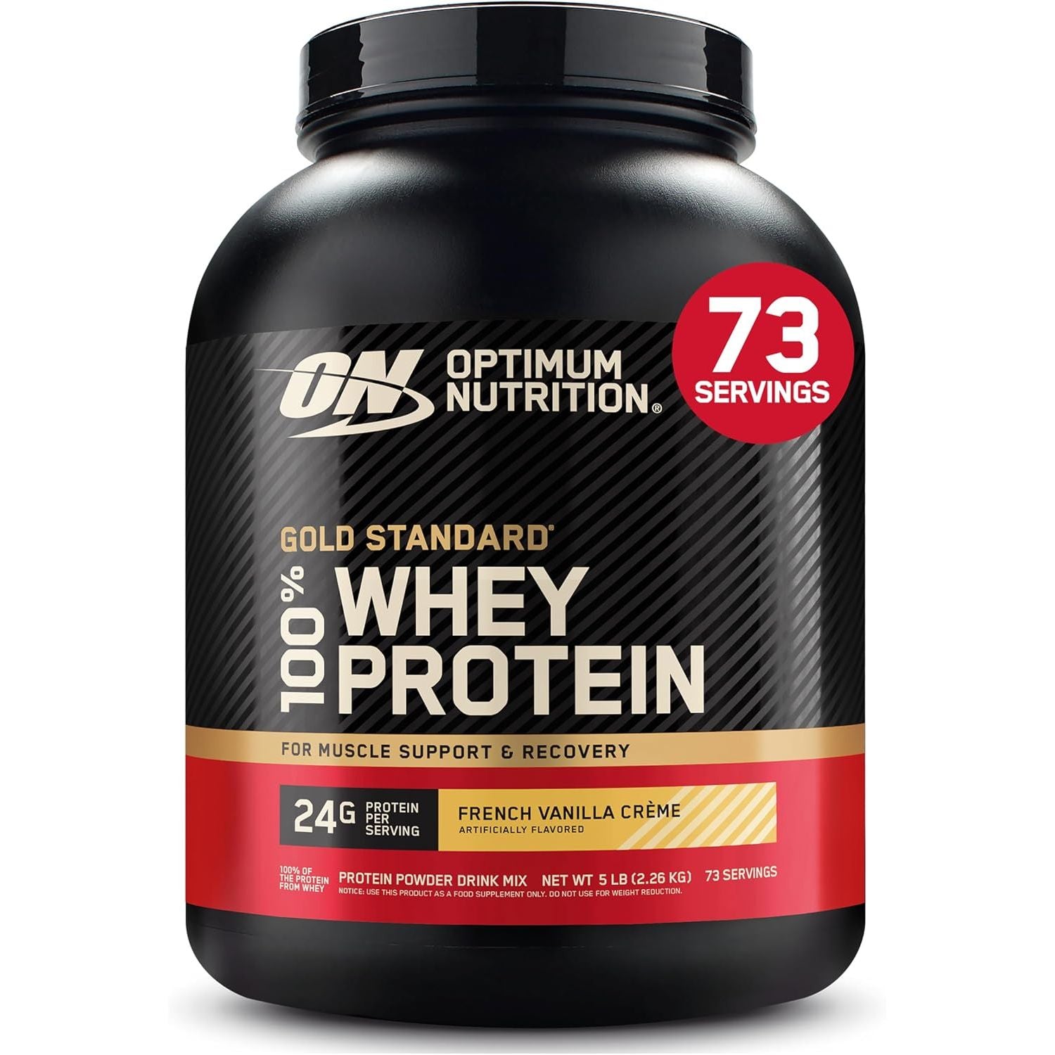 Optimum Nutrition Gold Standard 100% Whey Protein Powder, Double Rich Chocolate 1.98 Pound (Packaging May Vary) (Pack of 6)