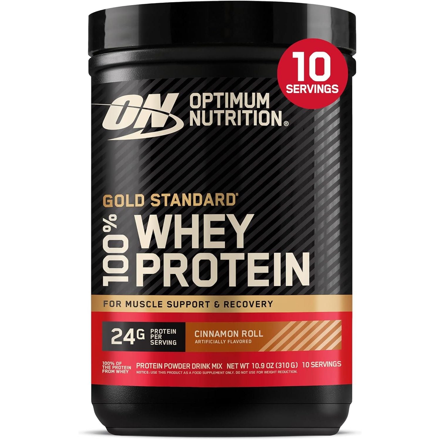 Optimum Nutrition Gold Standard 100% Whey Protein Powder, Vanilla Ice Cream, 2 Pound (Packaging May Vary) (Pack of 6)