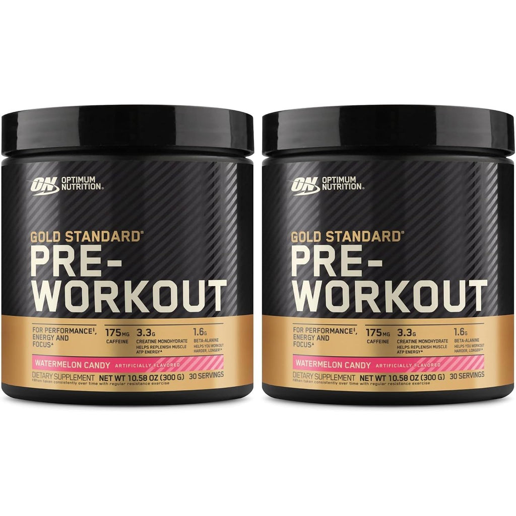 Optimum Nutrition Gold Standard Pre-Workout, Vitamin D for Immune Support, with Creatine, Beta-Alanine, and Caffeine for Energy, Keto Friendly, Blueberry Lemonade, 30 Servings, (Pack of 2)