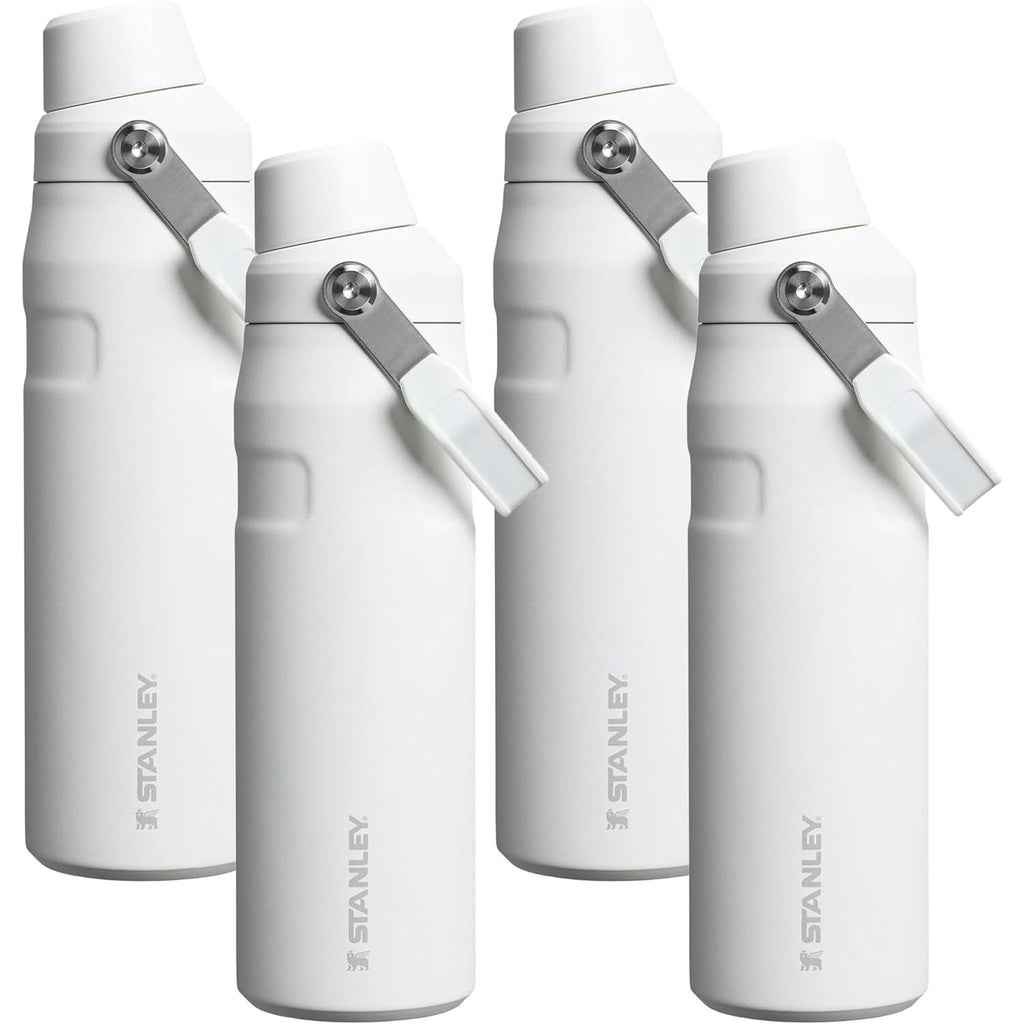 Stanley IceFlow Flip Straw 2.0 Wasserflasche 709 ml | Integrierter Strohhalm mit größerer Öffnung | Leicht und auslaufsicher | Isolierter Edelstahl | BPA-frei | Twilight
