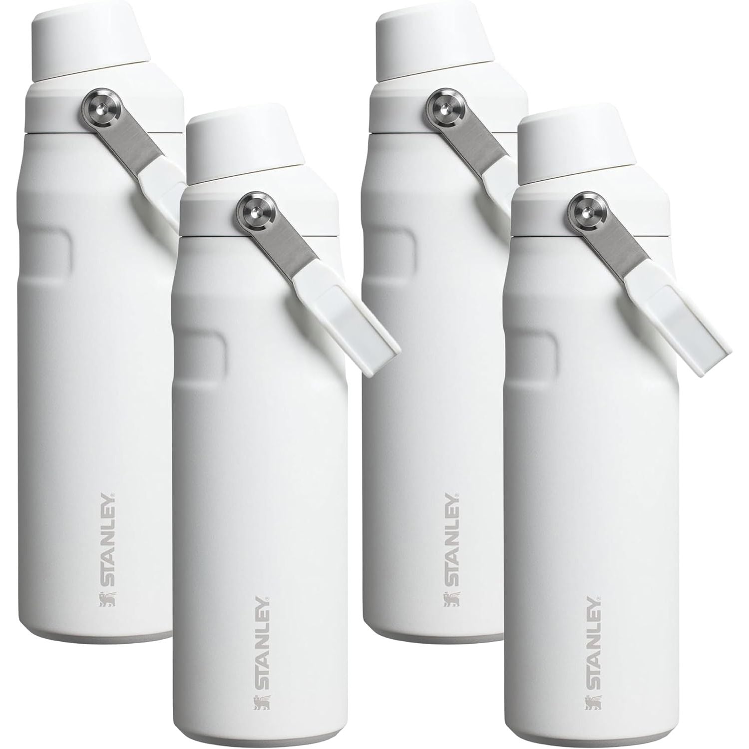 Stanley IceFlow Flip Straw 2.0 Wasserflasche 709 ml | Integrierter Strohhalm mit größerer Öffnung | Leicht und auslaufsicher | Isolierter Edelstahl | BPA-frei | Twilight