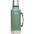Stanley Heritage Classic Isolierflasche mit Griff 1,9 L | Weithals mit auslaufsicherem Becherdeckel | Hält Getränke heiß oder kalt für unterwegs | Isolierte Thermosflasche aus Edelstahl | Hammertone Grün