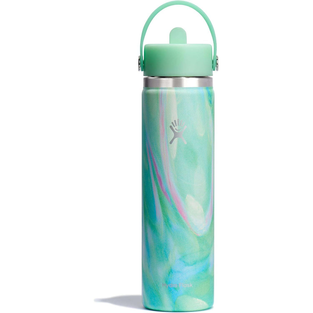 Hydro Flask Trinkflasche - Isolierter Edelstahl - Breiter Strohhalmdeckel, auslaufsicher, tropffrei in 32 Oz Fossil Brown