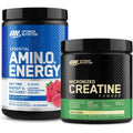 Optimum Nutrition Amino Energy - Pre Workout with Green Tea, BCAA, Amino Acids & Micronized Creatine Monohydrate Powder, Unflavored, Keto Friendly, 60 Serving