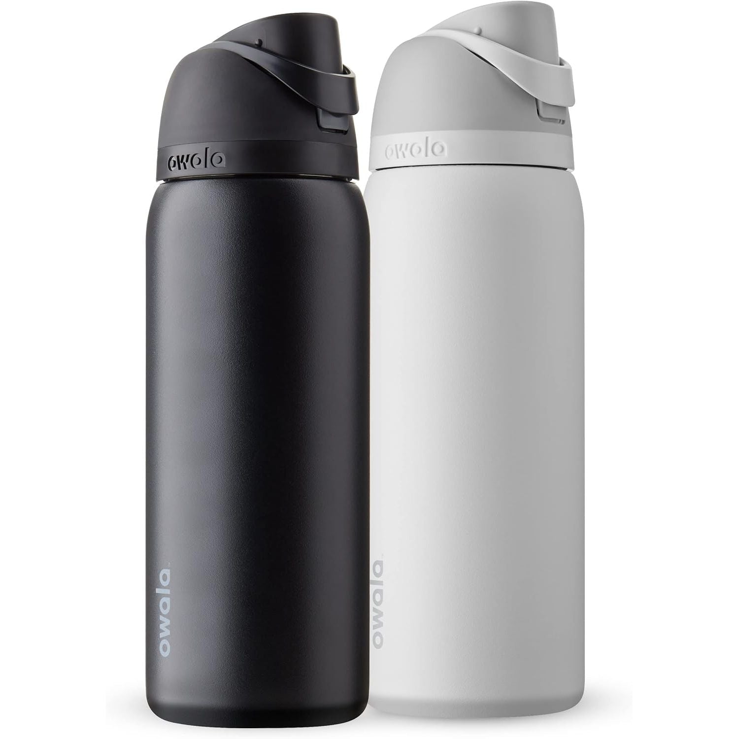 Owala FreeSip Isolierte Edelstahl-Trinkflaschen mit Strohhalm für Sport und Reisen, BPA-frei, 710 ml