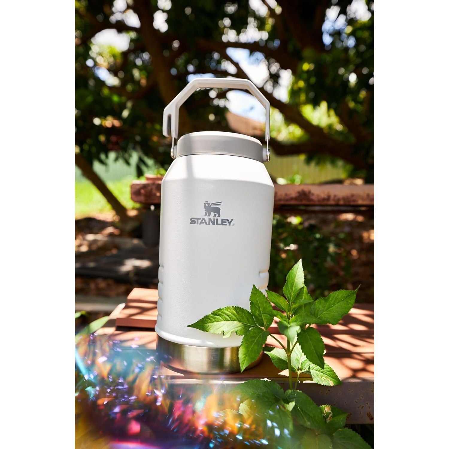 Stanley IceFlow 2.0 Flip Straw Kanne mit Griff 40 oz | Schraubverschluss und hochklappbarer Trinkhalm | Auslaufsicher für Reise und Sport | Isolierter Edelstahl | BPA-frei | Dried Pine