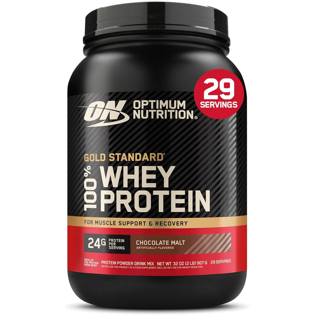 Optimum Nutrition Gold Standard 100% Whey Protein Powder, Vanilla Ice Cream, 2 Pound (Packaging May Vary) (Pack of 6)