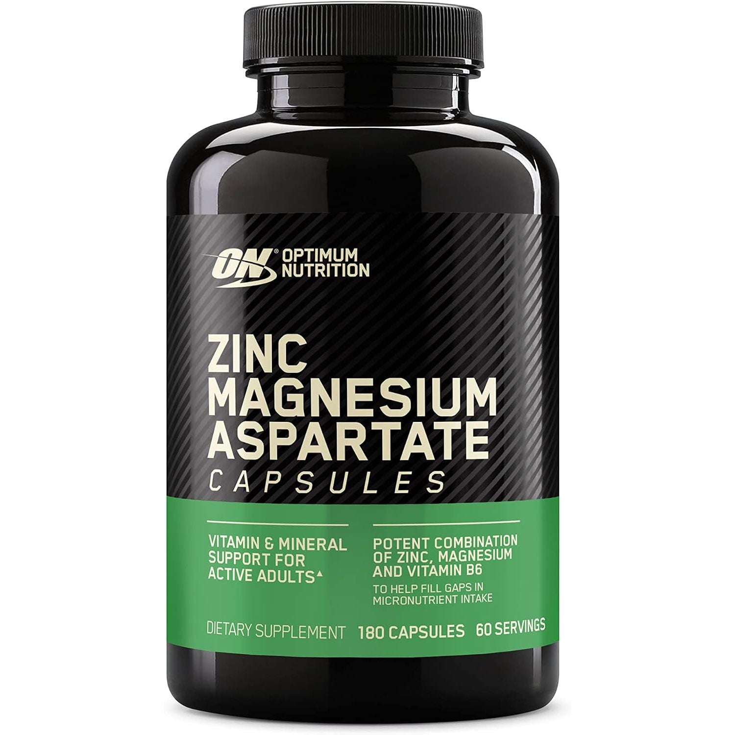 Optimum Nutrition Muscle Recovery and Endurance Supplement for Men and Women,Zinc-and Magnesium Supplement,180 Count (Pack of 2)