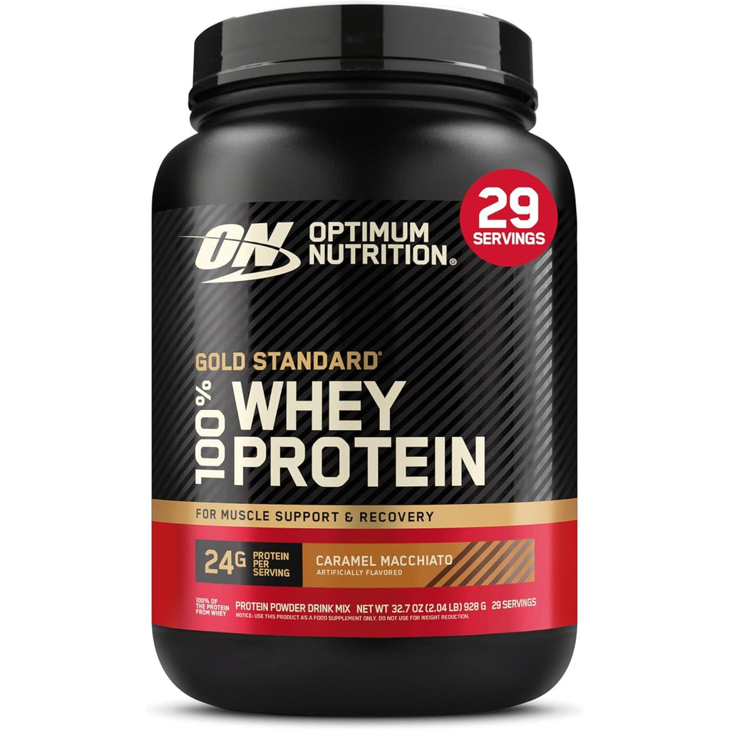 Optimum Nutrition Gold Standard 100% Whey Protein Powder, Vanilla Ice Cream, 2 Pound (Packaging May Vary) (Pack of 6)