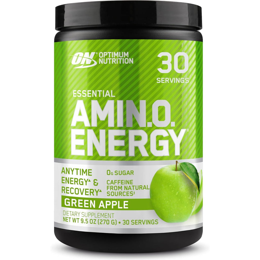 Optimum Nutrition Amino Energy - Pre Workout with Green Tea, BCAA, Amino Acids, Keto Friendly, Green Coffee Extract, Energy Powder - Blue Raspberry, 65 Servings (Packaging May Vary)