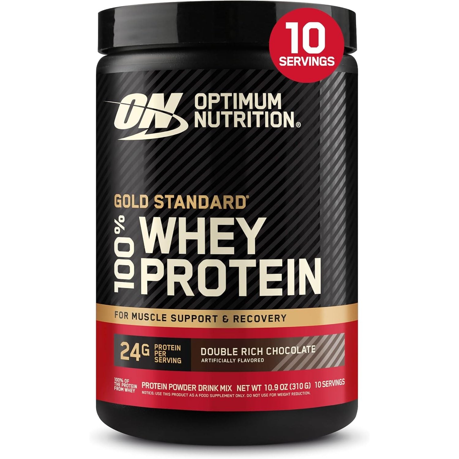 Optimum Nutrition Gold Standard 100% Whey Protein Powder, Vanilla Ice Cream, 2 Pound (Packaging May Vary) (Pack of 6)
