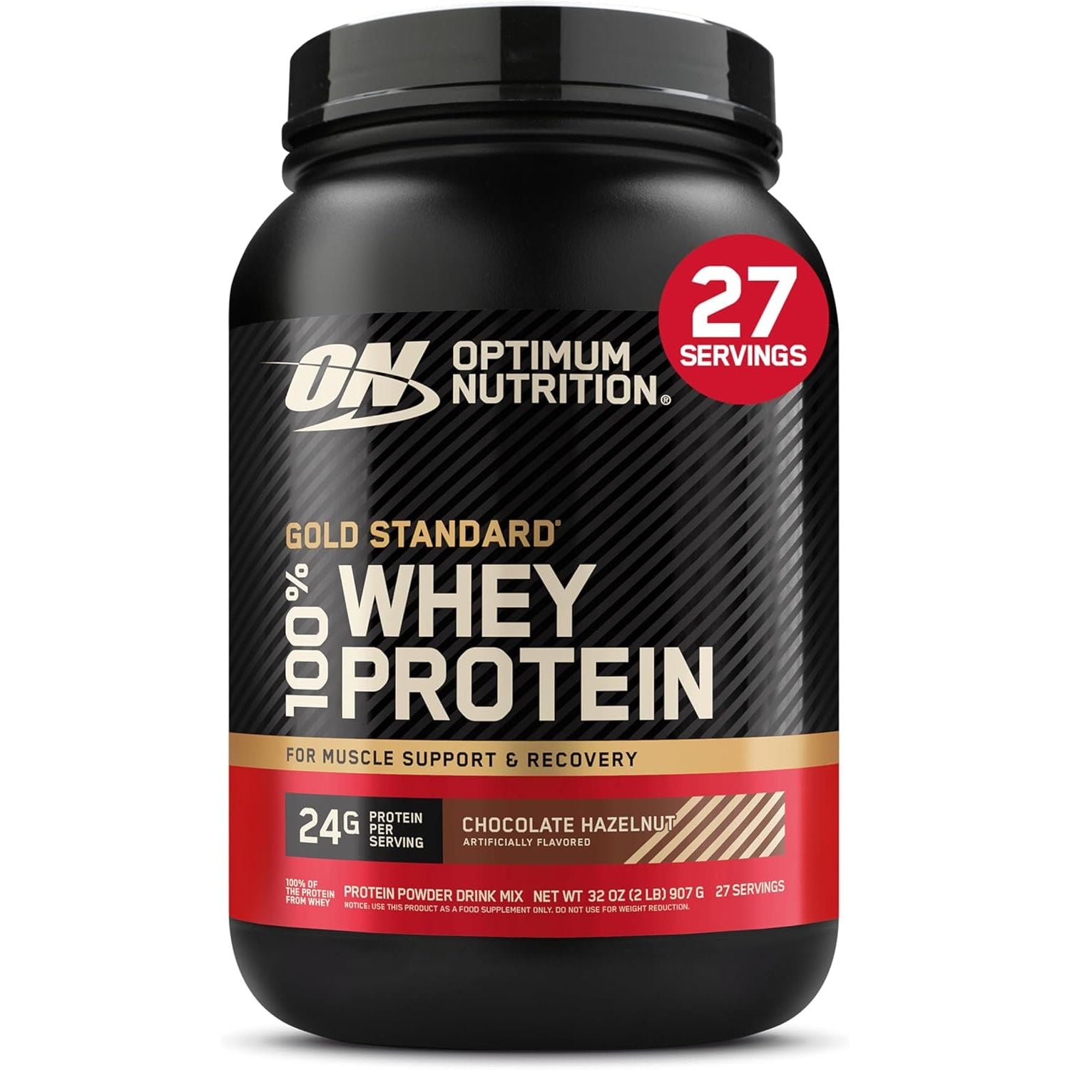 Optimum Nutrition Gold Standard 100% Whey Protein Powder, Double Rich Chocolate 1.98 Pound (Packaging May Vary) (Pack of 6)