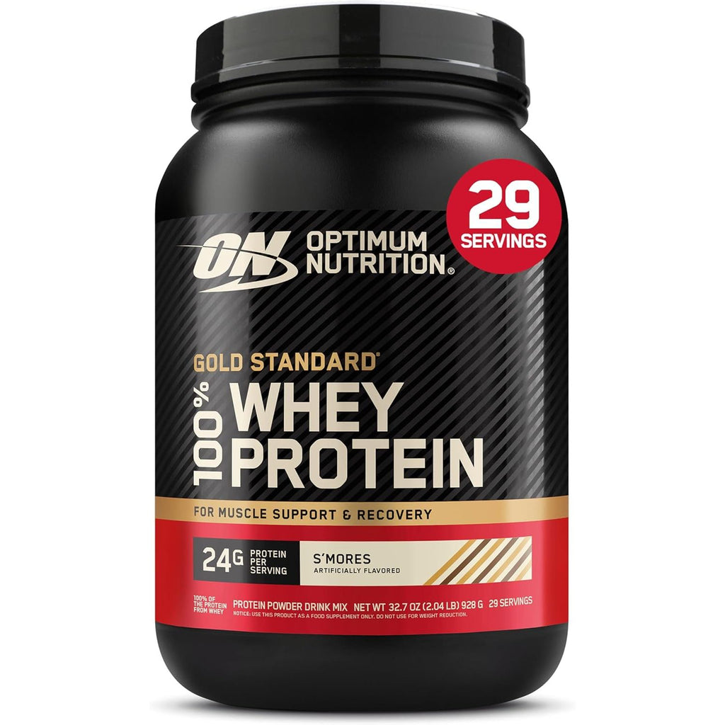 Optimum Nutrition Gold Standard 100% Whey Protein Powder, Vanilla Ice Cream, 2 Pound (Packaging May Vary) (Pack of 6)