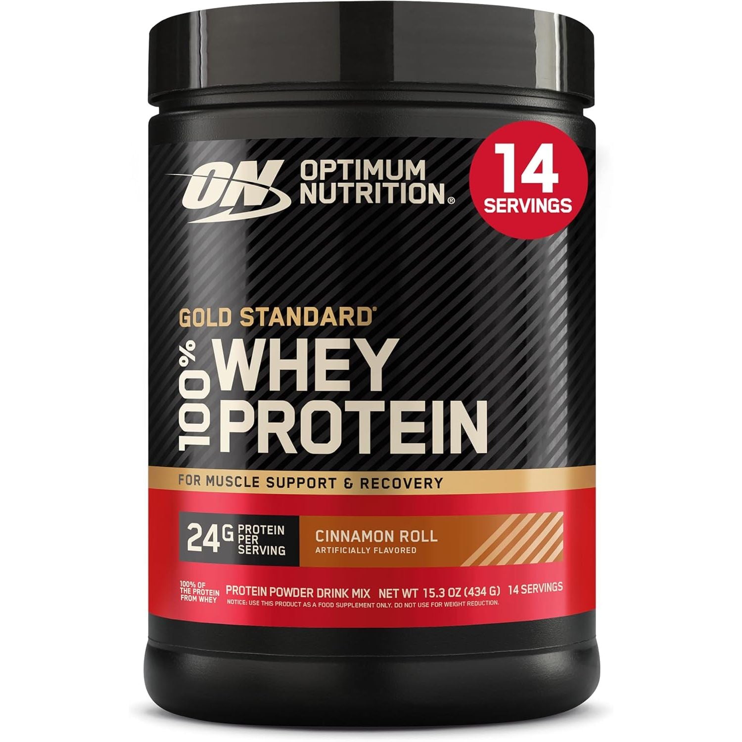 Optimum Nutrition Gold Standard 100% Whey Protein Powder, Vanilla Ice Cream, 2 Pound (Packaging May Vary) (Pack of 6)