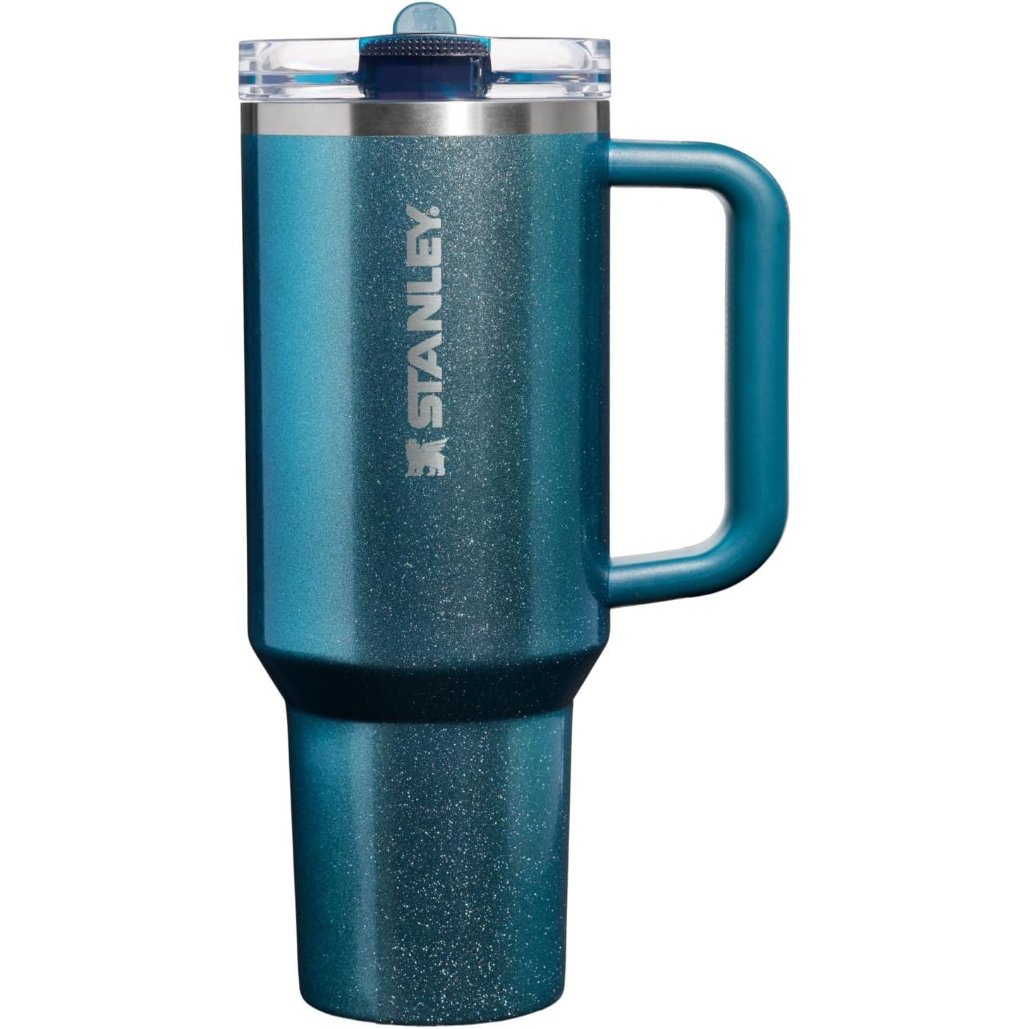STANLEY Quencher ProTour Flip Straw Tumbler mit auslaufsicherem Deckel 1,2 Liter | Integrierter Strohhalm und Griff | Passt in Becherhalter für Reisen | Isolierter Edelstahlbecher | BPA-frei | Rosenquarz