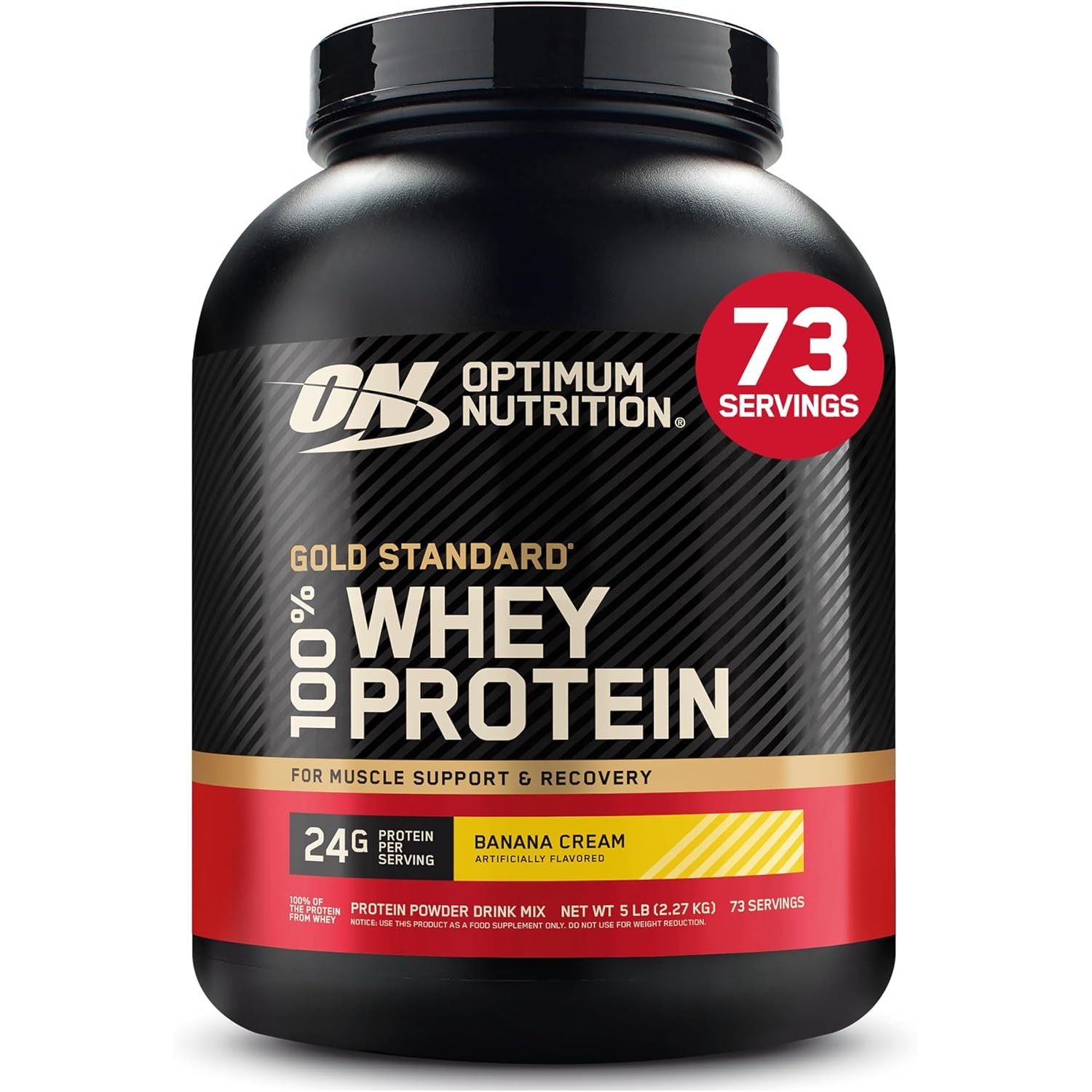 Optimum Nutrition Gold Standard 100% Whey Protein Powder, Double Rich Chocolate 1.98 Pound (Packaging May Vary) (Pack of 6)