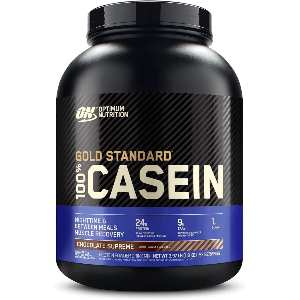 Optimum Nutrition Gold Standard 100% Micellar Casein Protein Powder & Gold Standard 100% Whey Protein Powder, Extreme Milk Chocolate, 5 Pound (Packaging May Vary)