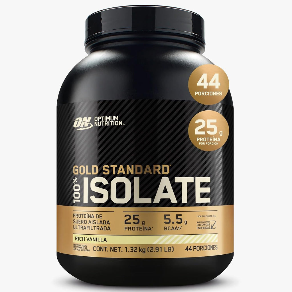 Optimum Nutrition Gold Standard 100% Isolate, Protein Powder, Chocolate Bliss, 3 Pounds, 44 Servings. Whey Protein Isolate (Packaging May Vary) (Pack of 4)