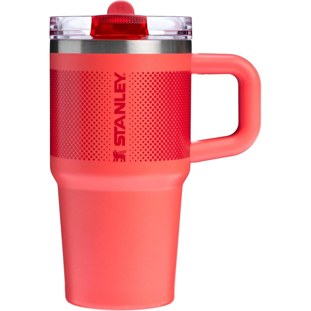STANLEY Quencher ProTour Flip Straw Tumbler mit auslaufsicherem Deckel 1,2 Liter | Integrierter Strohhalm und Griff | Passt in Becherhalter für Reisen | Isolierter Edelstahlbecher | BPA-frei | Rosenquarz