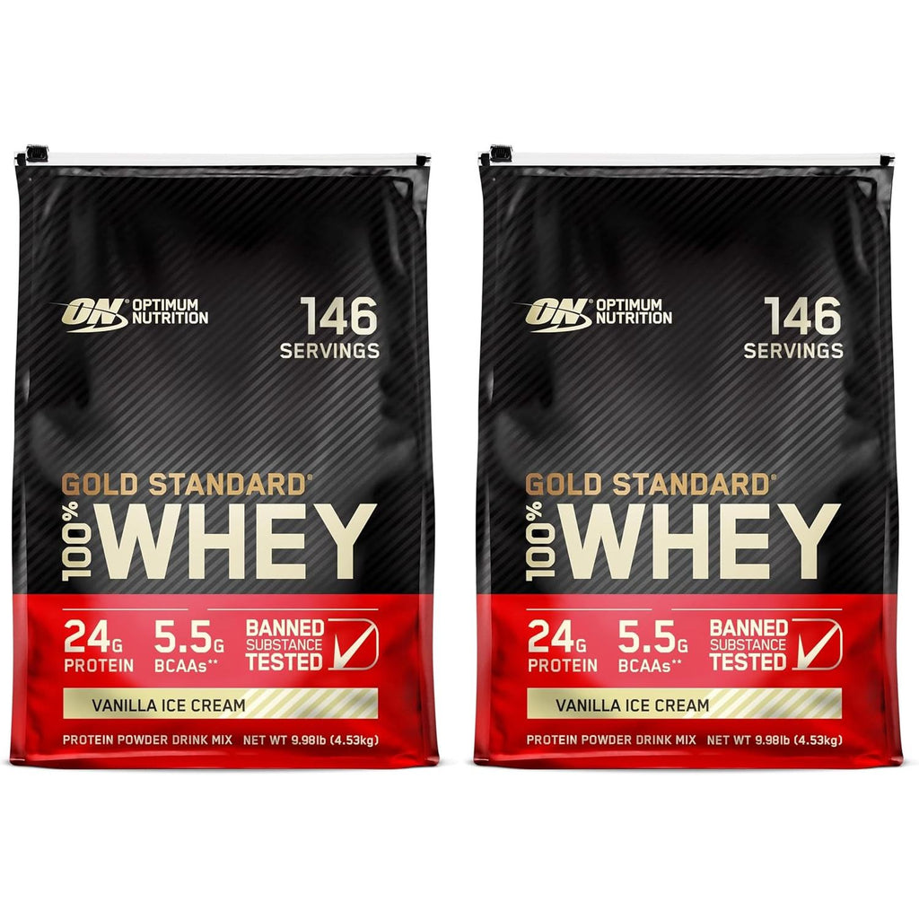 Optimum Nutrition Gold Standard 100% Whey Protein Powder, Extreme Milk Chocolate, 10 Pound (Packaging May Vary) (Pack of 2)