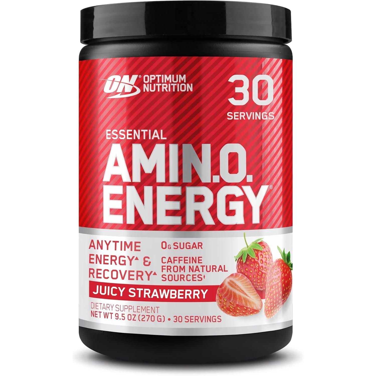 Optimum Nutrition Amino Energy - Pre Workout with Green Tea, BCAA, Amino Acids, Keto Friendly, Green Coffee Extract, Energy Powder - Blue Raspberry, 65 Servings (Packaging May Vary)