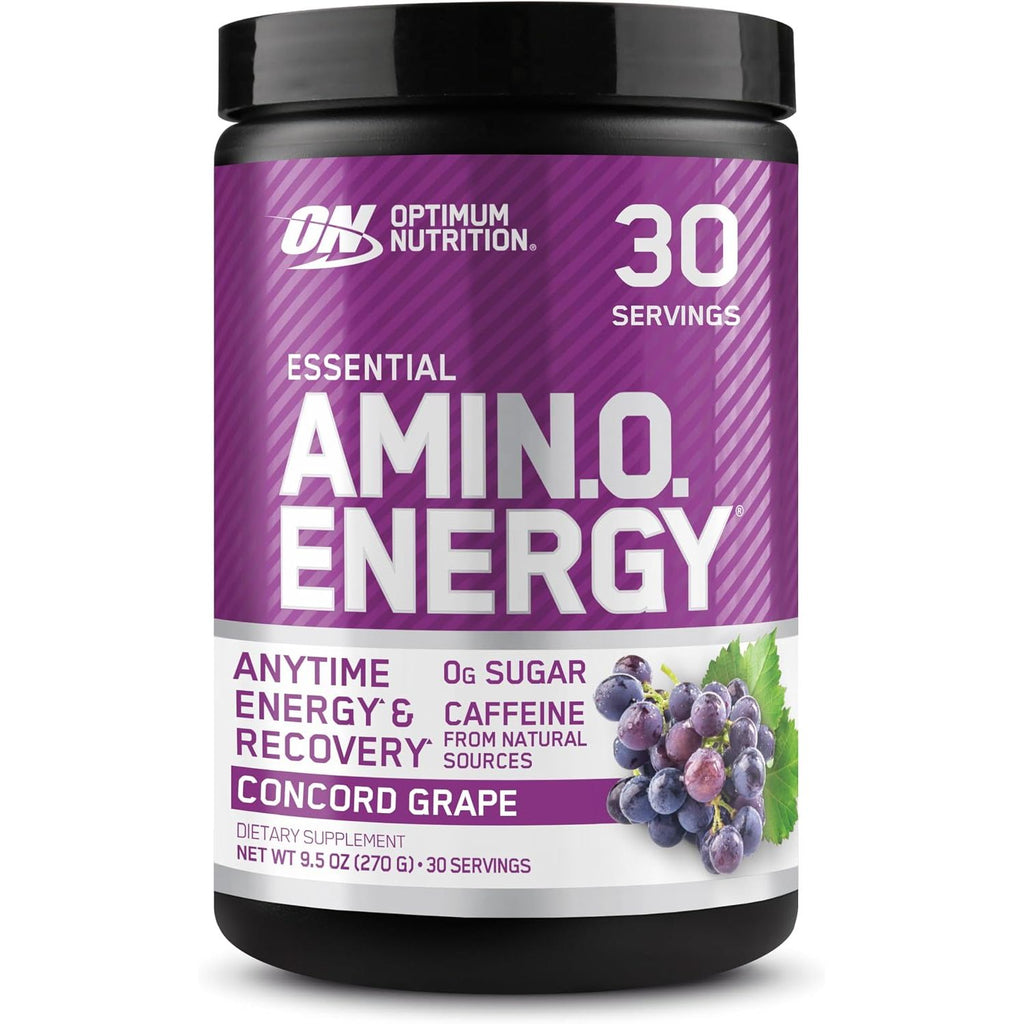 Optimum Nutrition Amino Energy - Pre Workout with Green Tea, BCAA, Amino Acids, Keto Friendly, Green Coffee Extract, Energy Powder - Blue Raspberry, 65 Servings (Packaging May Vary)