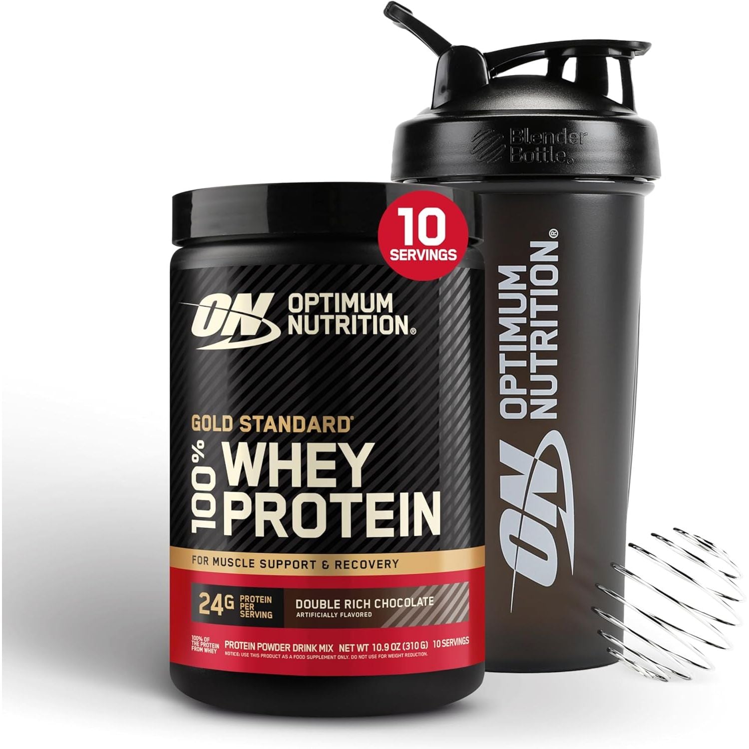 Optimum Nutrition Gold Standard 100% Whey Protein Powder, Double Rich Chocolate 1.98 Pound (Packaging May Vary) (Pack of 6)