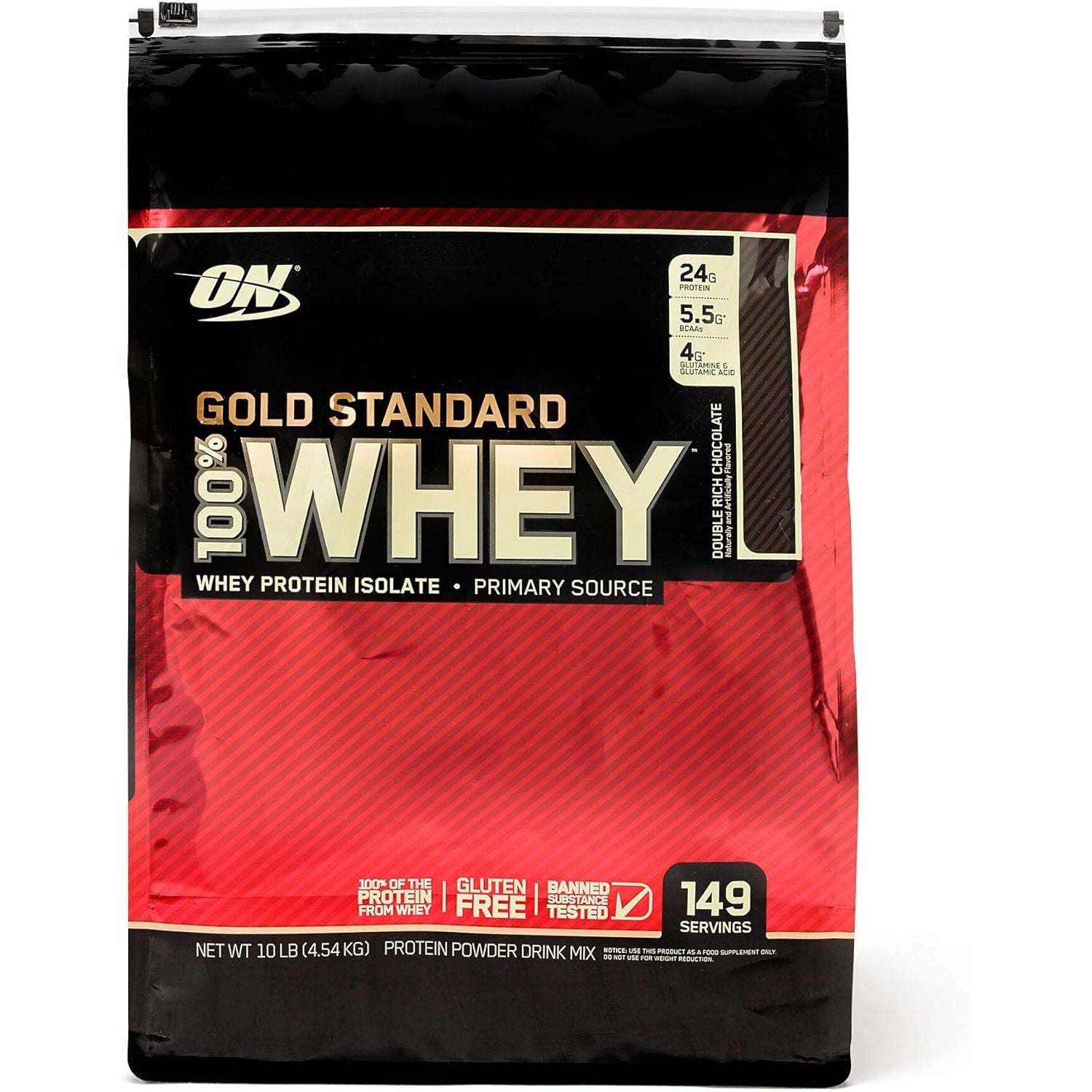 Optimum Nutrition 100 % Whey Chocolate Gold Standrad, 5.64 Pound