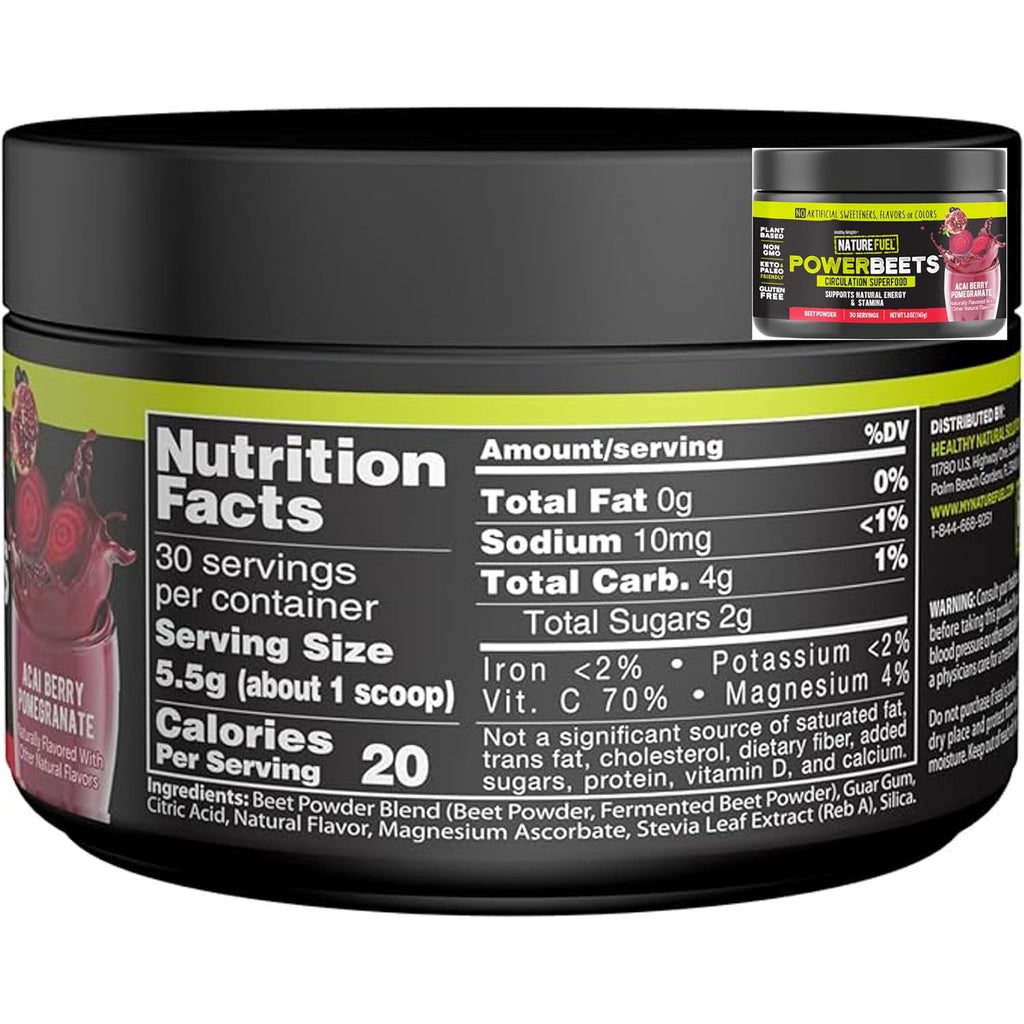 Optimum Nutrition Gold Standard 100% Plant Based Protein Powder, Creamy Vanilla, 20 Servings + Healthy Delights Nature Fuel Power Beets Powder, Acai Berry Pomegranate, 30 Servings (Packaging May Vary)