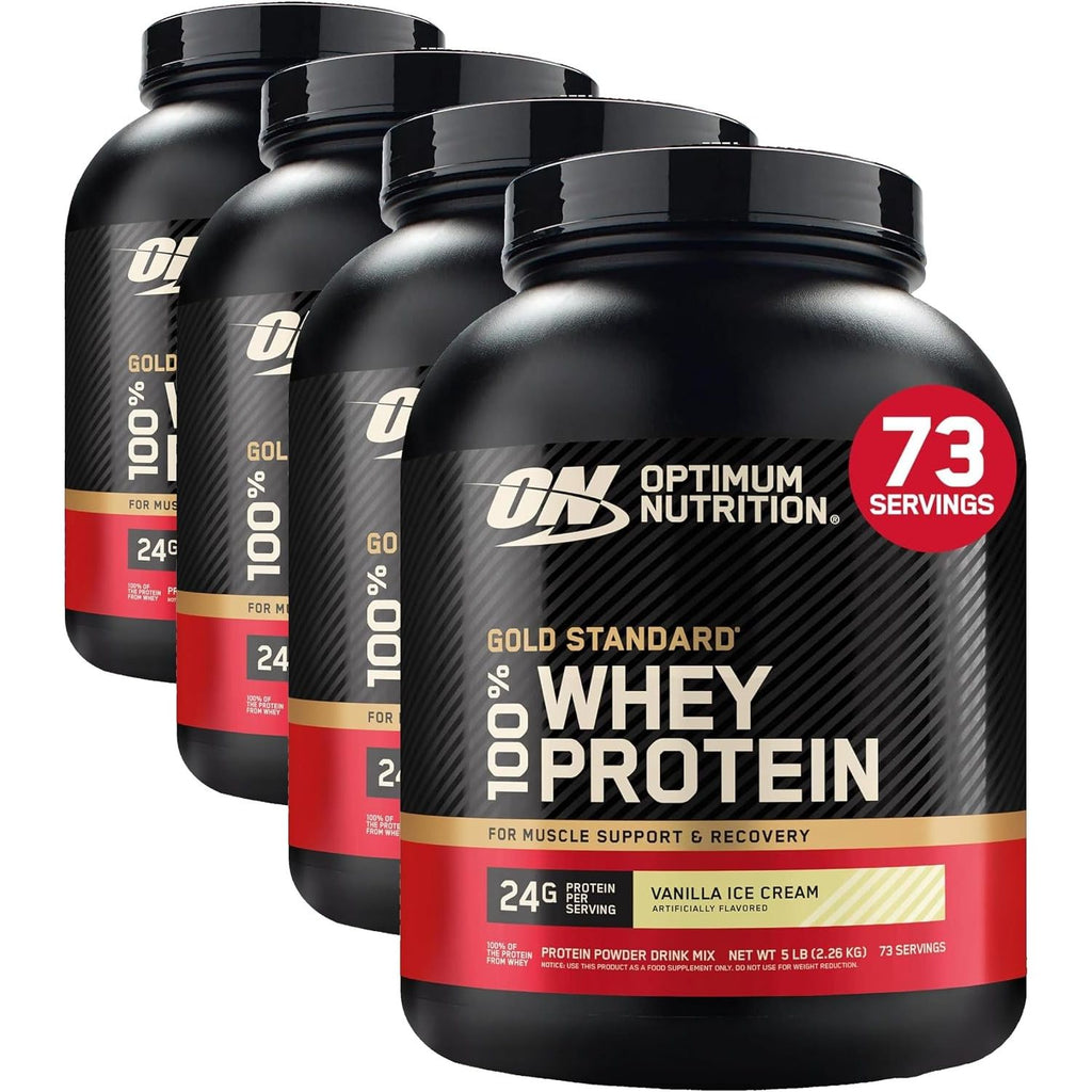 Optimum Nutrition Gold Standard 100% Whey Protein Powder, Double Rich Chocolate 1.98 Pound (Packaging May Vary) (Pack of 6)
