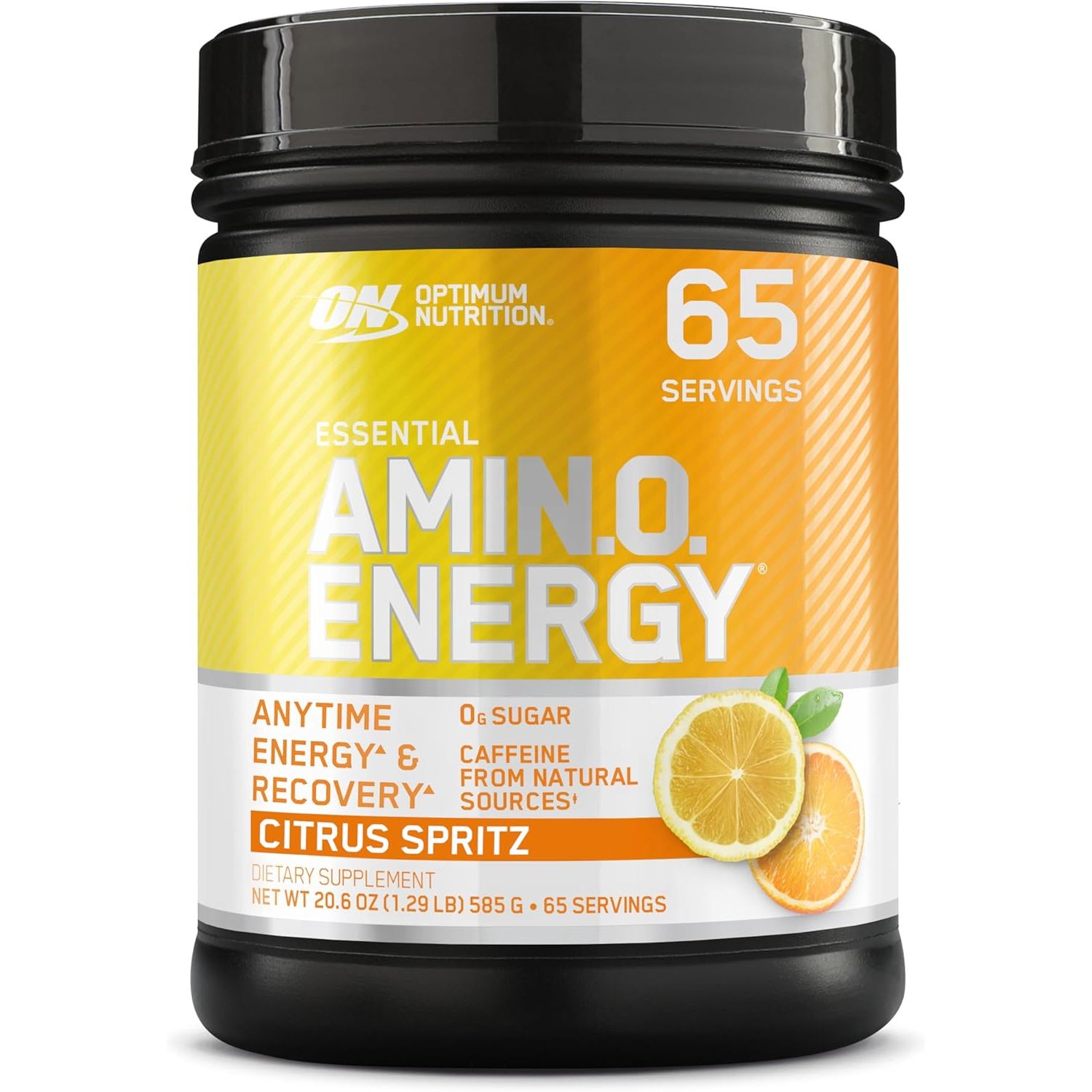 Optimum Nutrition Amino Energy - Pre Workout with Green Tea, BCAA, Amino Acids, Keto Friendly, Green Coffee Extract, Energy Powder - Blue Raspberry, 65 Servings (Packaging May Vary)