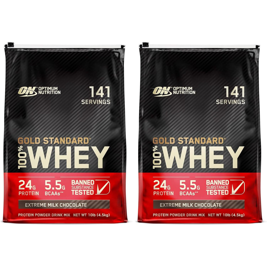 Optimum Nutrition Gold Standard 100% Whey Protein Powder, Double Rich Chocolate 1.98 Pound (Packaging May Vary) (Pack of 6)
