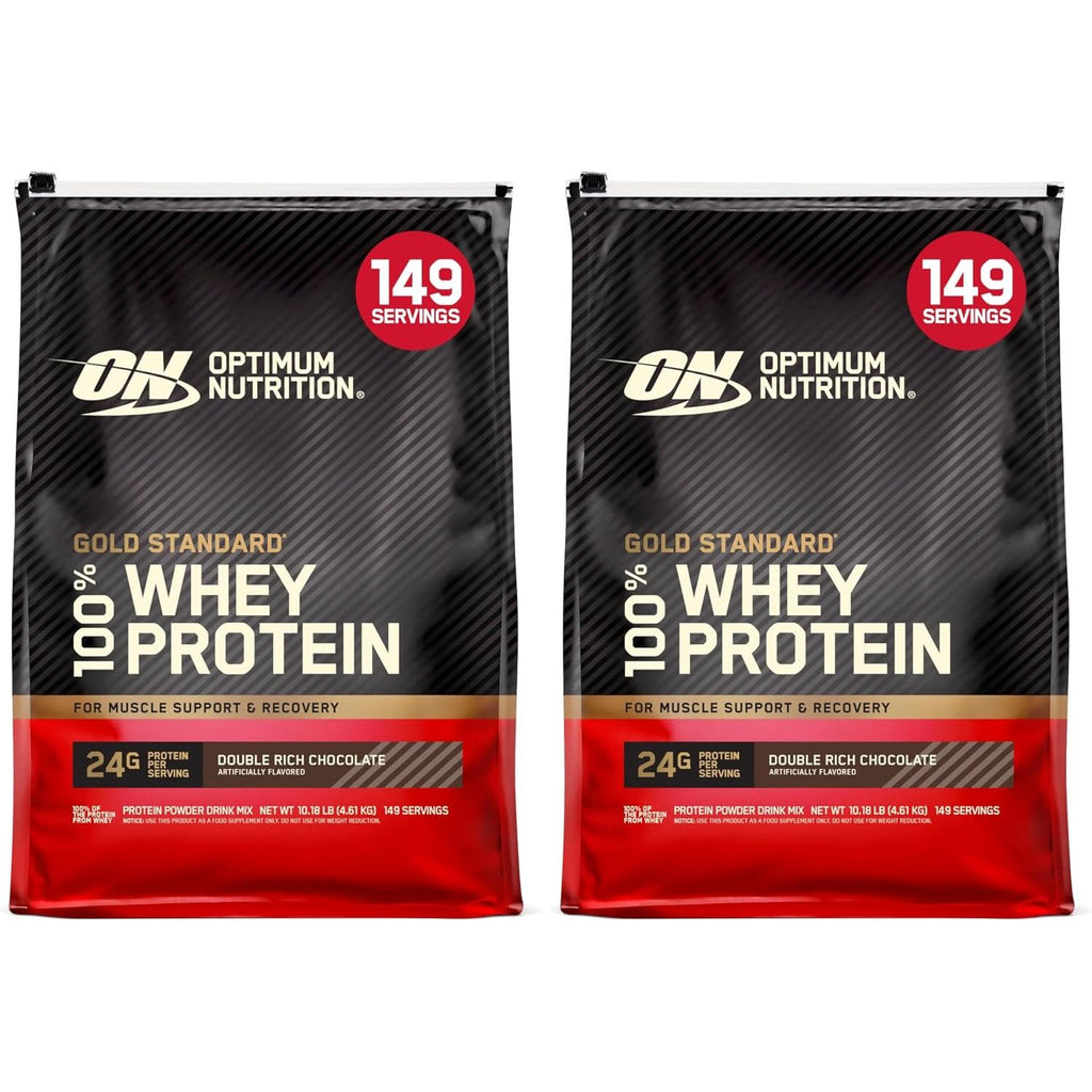Optimum Nutrition Gold Standard 100% Whey Protein Powder, Double Rich Chocolate 1.98 Pound (Packaging May Vary) (Pack of 6)