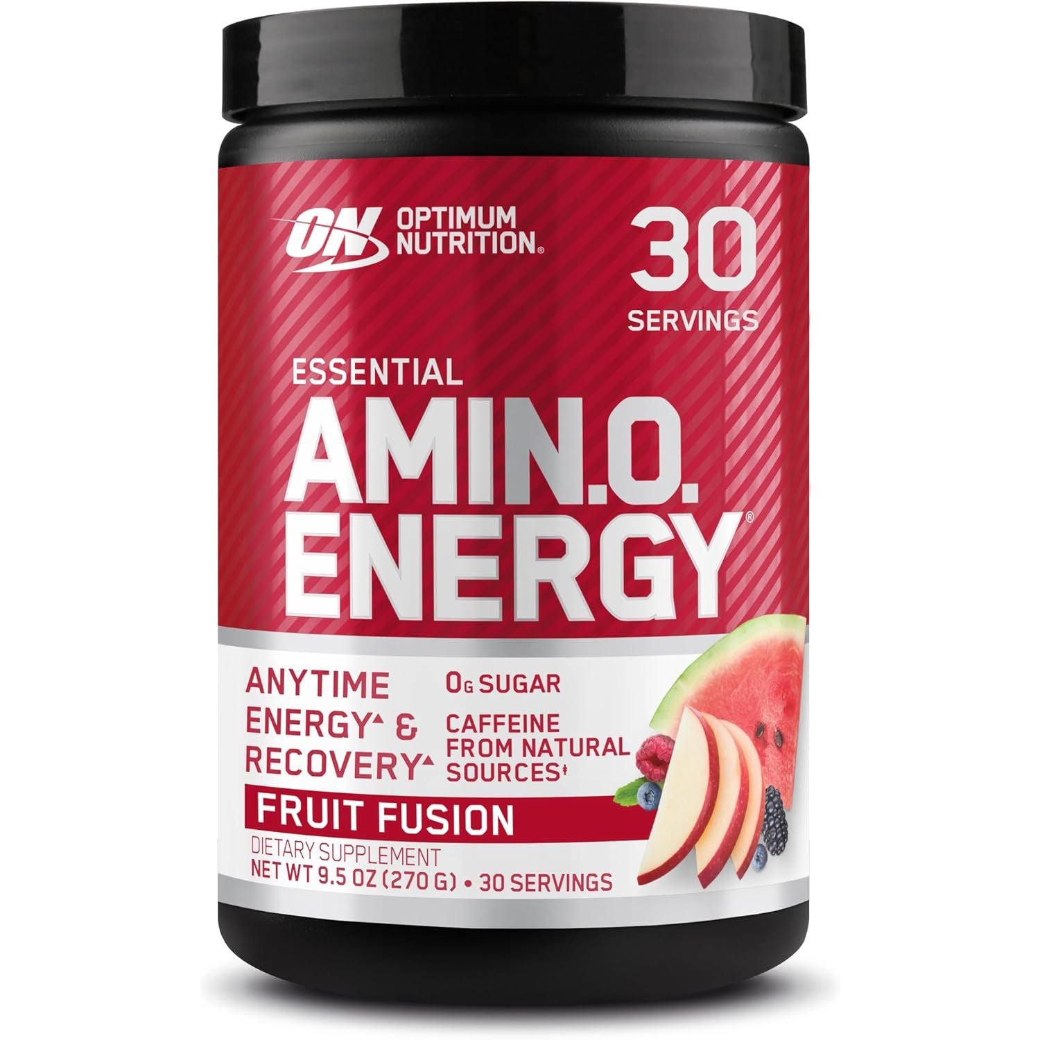 Optimum Nutrition Amino Energy - Pre Workout with Green Tea, BCAA, Amino Acids, Keto Friendly, Green Coffee Extract, Energy Powder - Blue Raspberry, 65 Servings (Packaging May Vary)