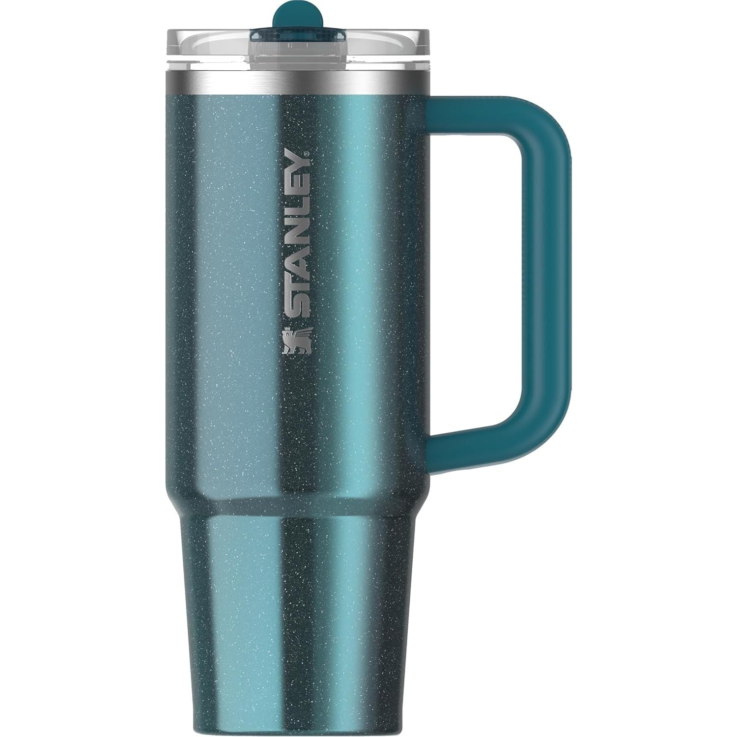 STANLEY Quencher ProTour Flip Straw Tumbler mit auslaufsicherem Deckel 1,2 Liter | Integrierter Strohhalm und Griff | Passt in Becherhalter für Reisen | Isolierter Edelstahlbecher | BPA-frei | Rosenquarz
