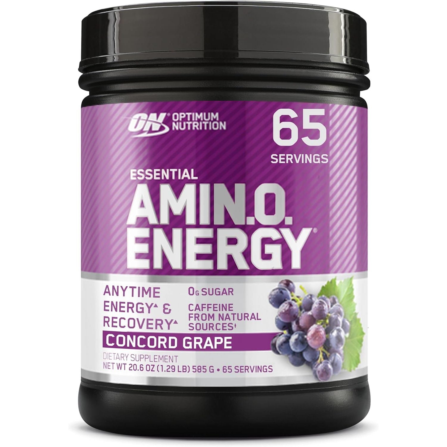 Optimum Nutrition Amino Energy - Pre Workout with Green Tea, BCAA, Amino Acids, Keto Friendly, Green Coffee Extract, Energy Powder - Blue Raspberry, 65 Servings (Packaging May Vary)
