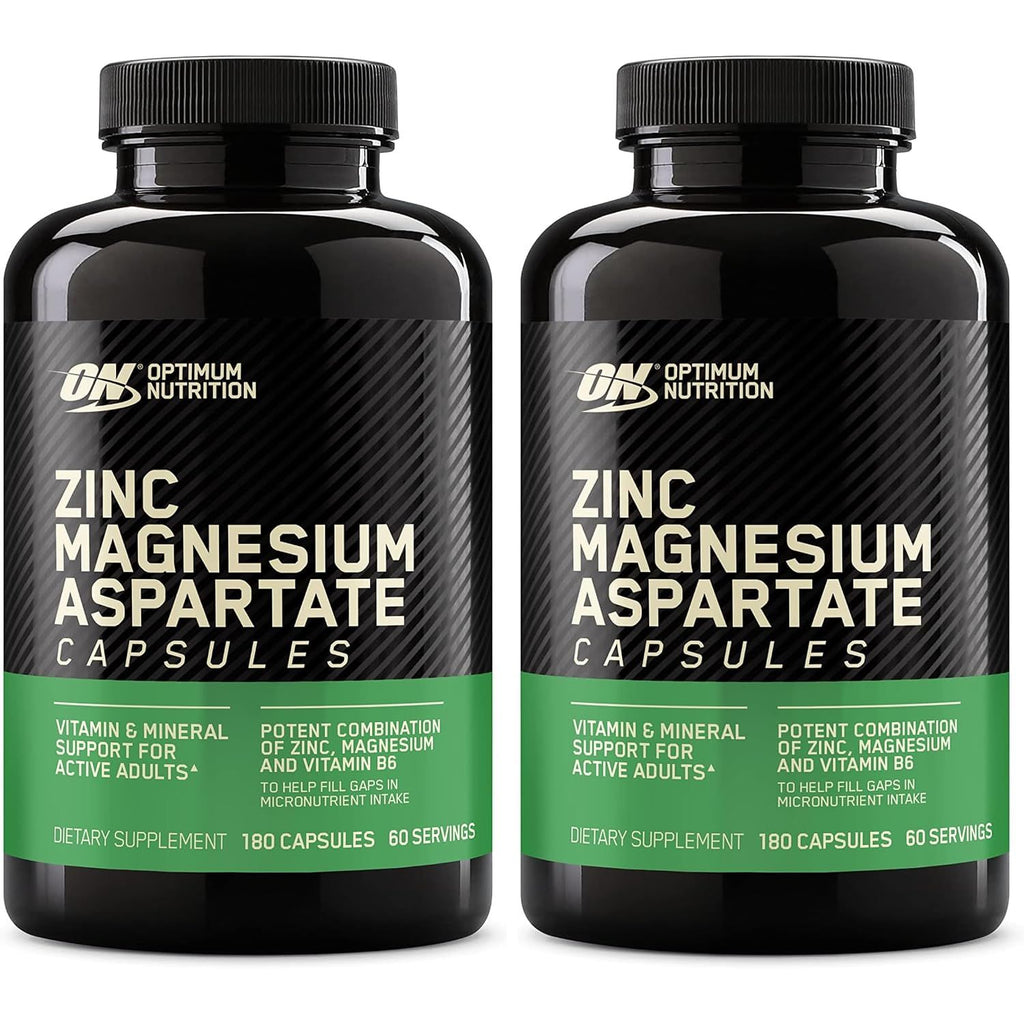 Optimum Nutrition Muscle Recovery and Endurance Supplement for Men and Women,Zinc-and Magnesium Supplement,180 Count (Pack of 2)