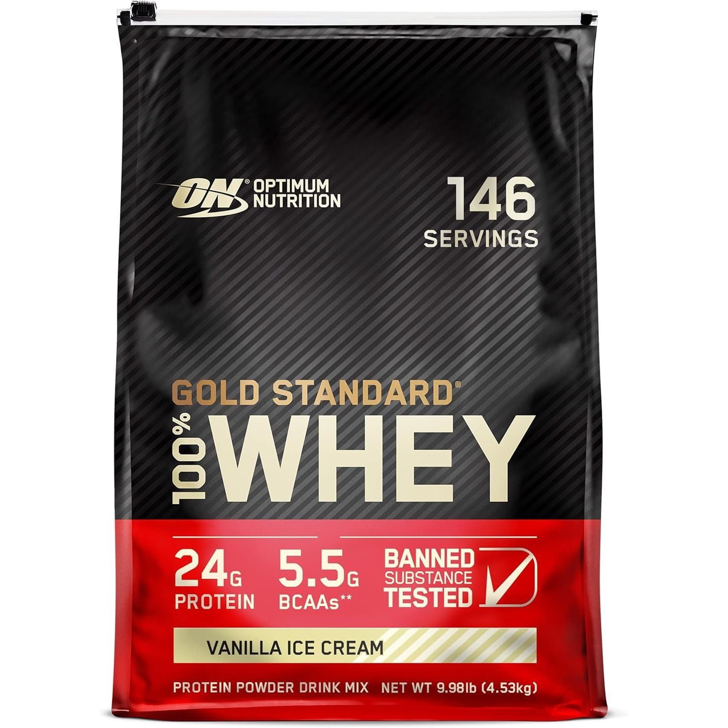 Optimum Nutrition Gold Standard 100% Whey Protein Powder, Double Rich Chocolate 1.98 Pound (Packaging May Vary) (Pack of 6)