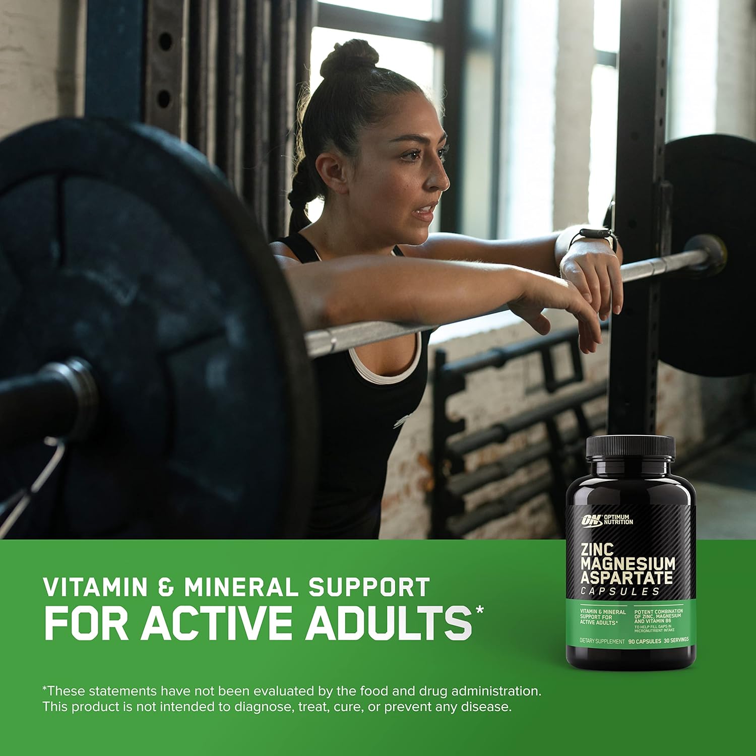 Optimum Nutrition Muscle Recovery and Endurance Supplement for Men and Women,Zinc-and Magnesium Supplement,180 Count (Pack of 2)